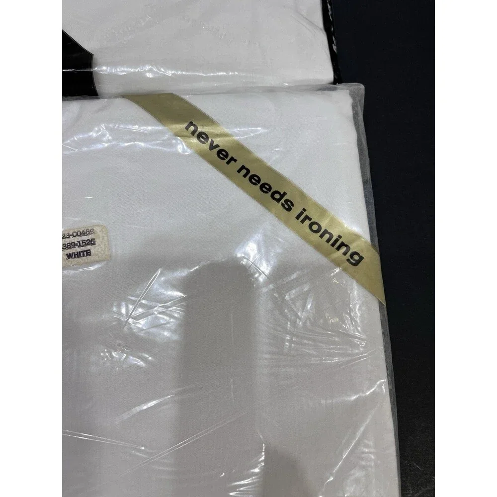 2 NOS Penn-Prest Percale JC Penneys Double Bed Sheet Set Flat 60s Vtg 81 x 104